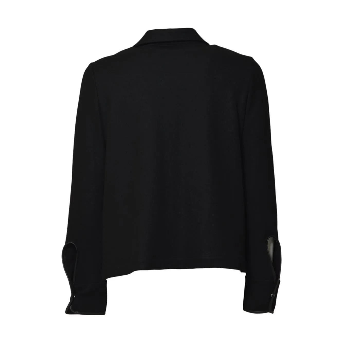 Jil Sander J02DL0263J20050 camicia donna nera lana