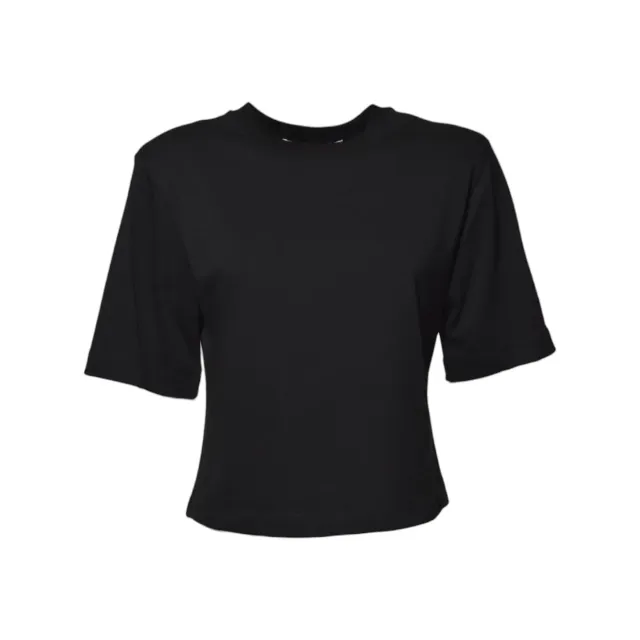 Nine Minutes The One t-shirt cotone nera donna