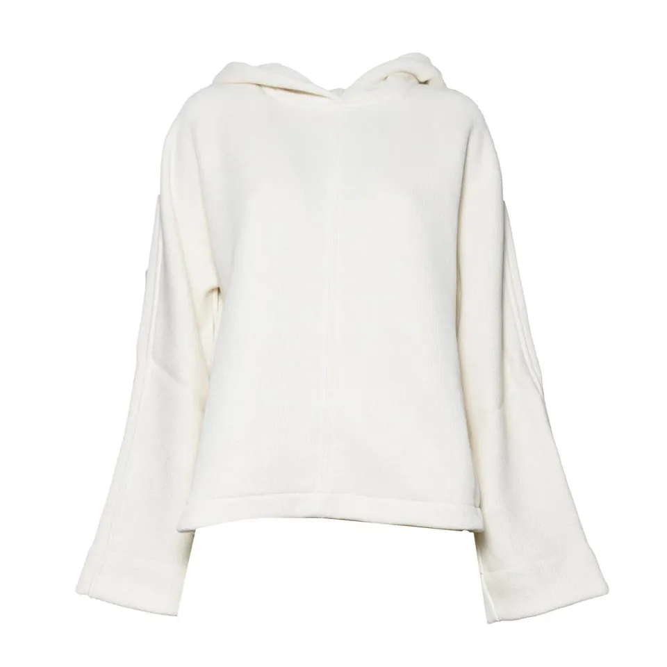 Max Mara Pure Pere felpa cotone panna S M L