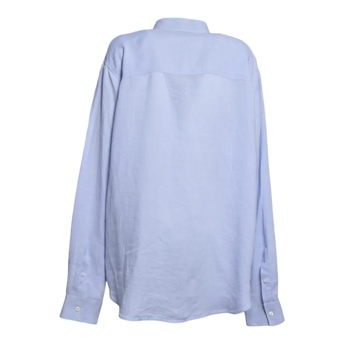 Dsquared2 S71DM0824D35294 Camicia Uomo Denim Blu Lino Sun Bleached