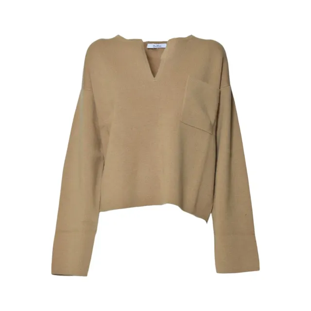 Max Mara Zibello cardigan cammello lana cashmere