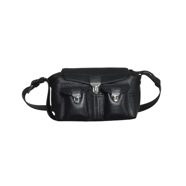 Lemaire BG0240LL0191 borsa tracolla pelle nera