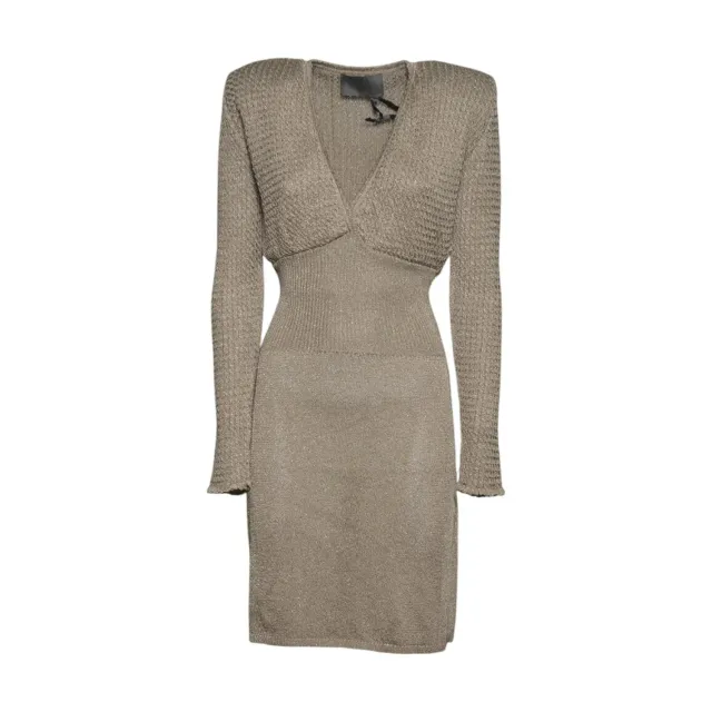Akep Sissi VSKD15051 vestito midi sabbia