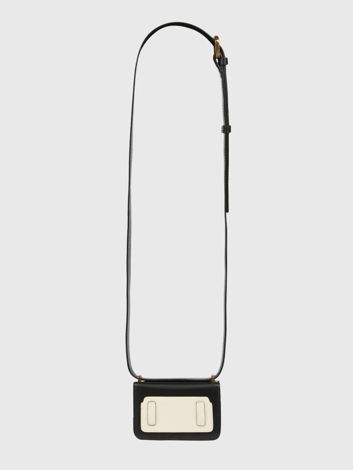 Ports Anouk borsa mini bianco e nero 12 cm