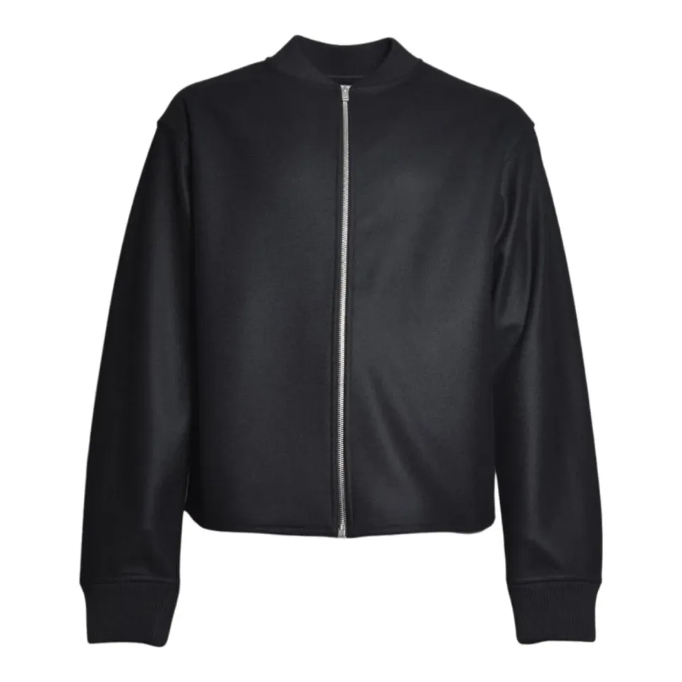 Jil Sander J22HG0102J40045 Giubbino Nero Lana