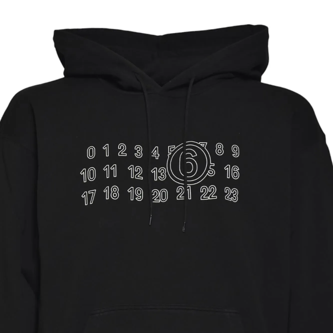 MM6 Maison Margiela SH0GU0035M25025 felpa uomo nera