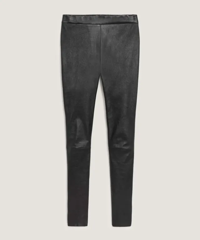 Rodier pelle elasticizzata leggings nero