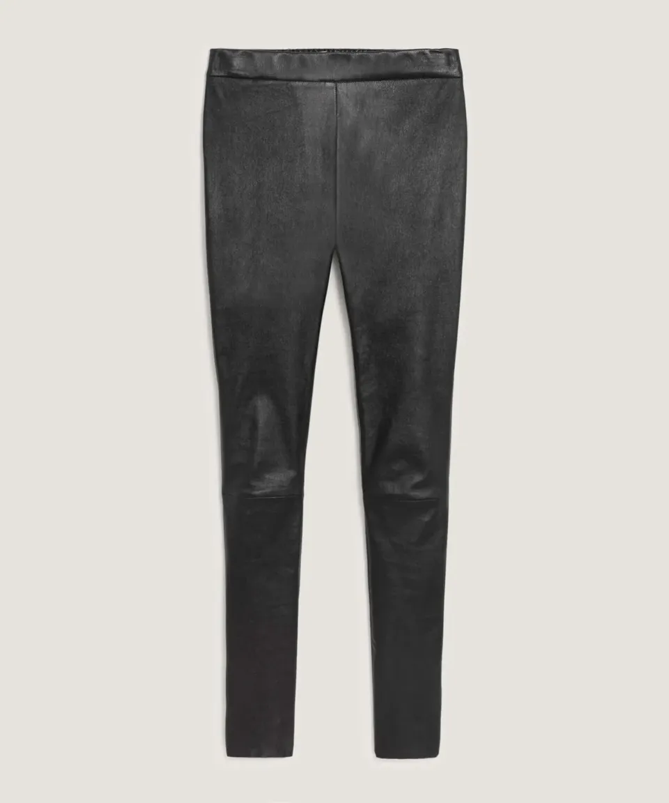 Rodier pelle elasticizzata leggings nero