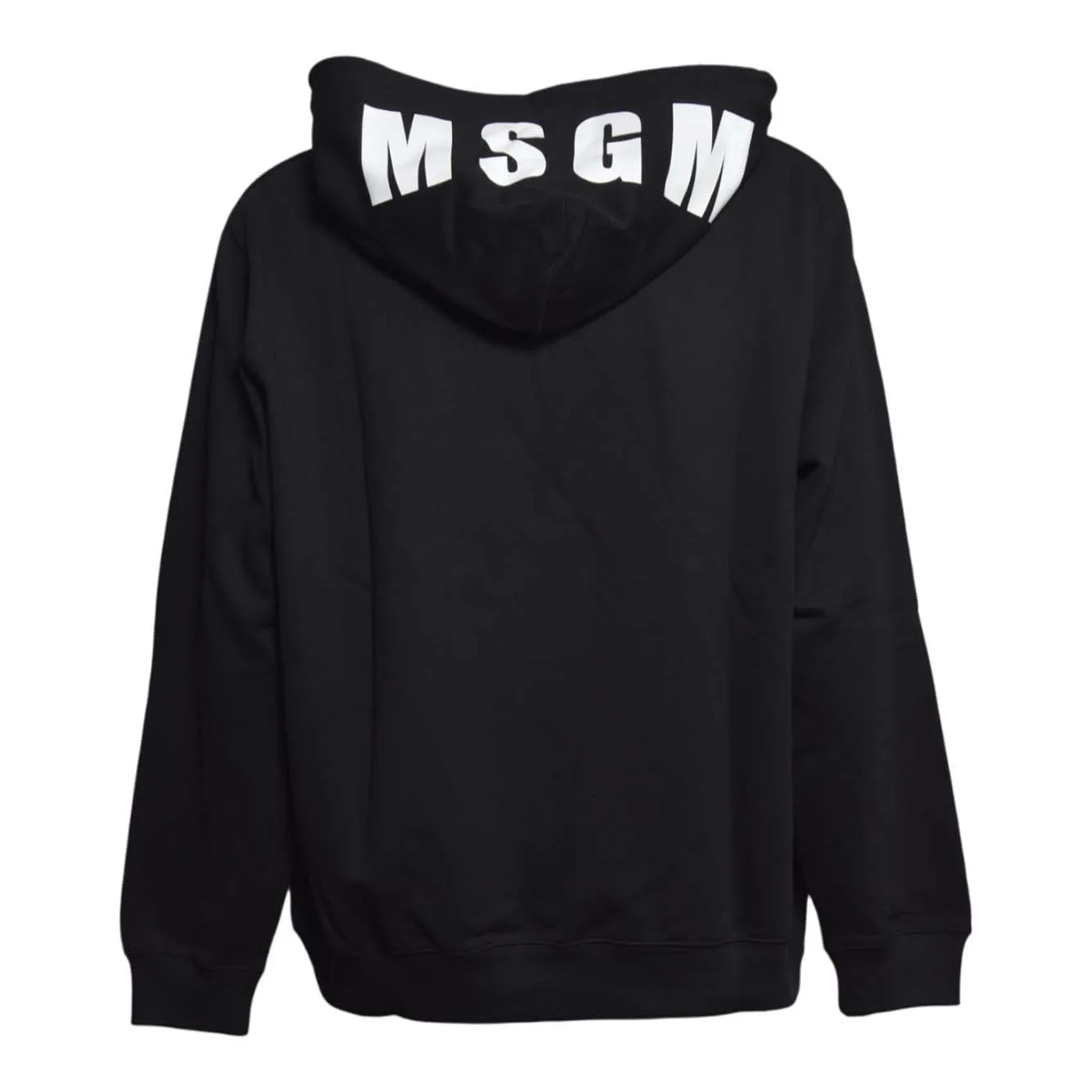 MSGM 2000MM535300000 felpa nera cotone taglia L