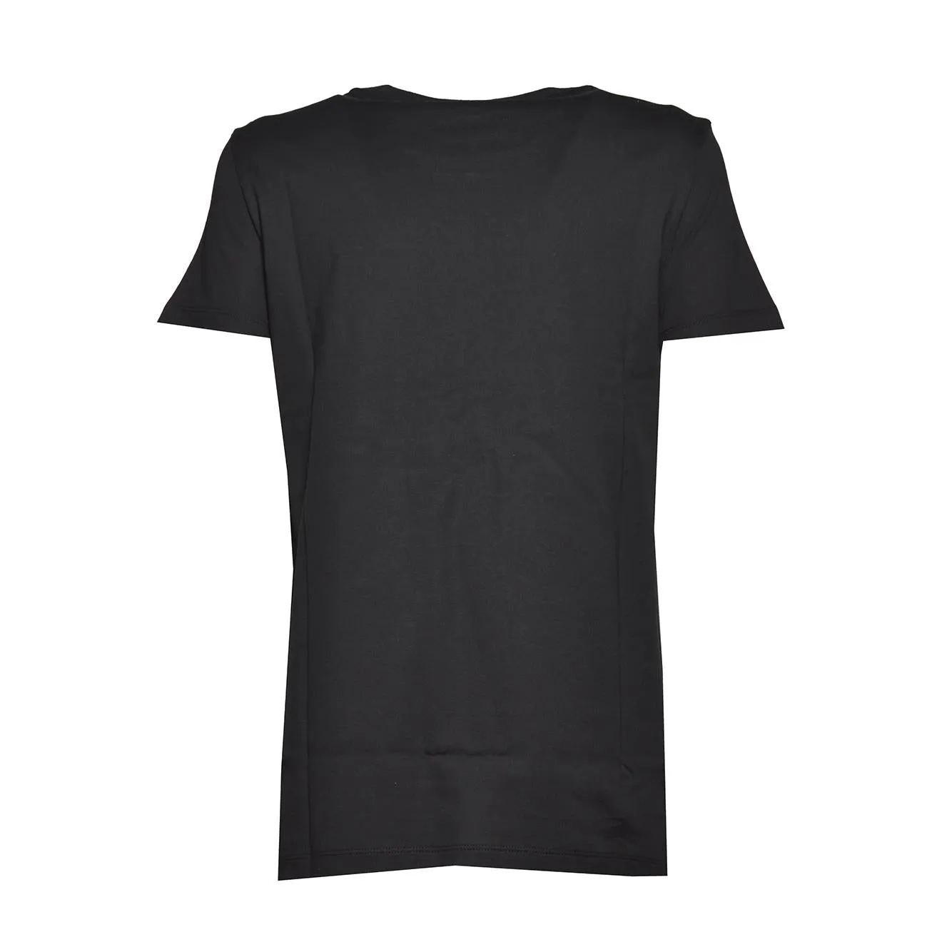 MaxMara Spadino t-shirt nero panna 100% cotone