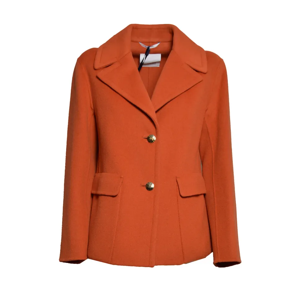S Max Mara Sissy 2629046031600 Cappotto Arancione 40