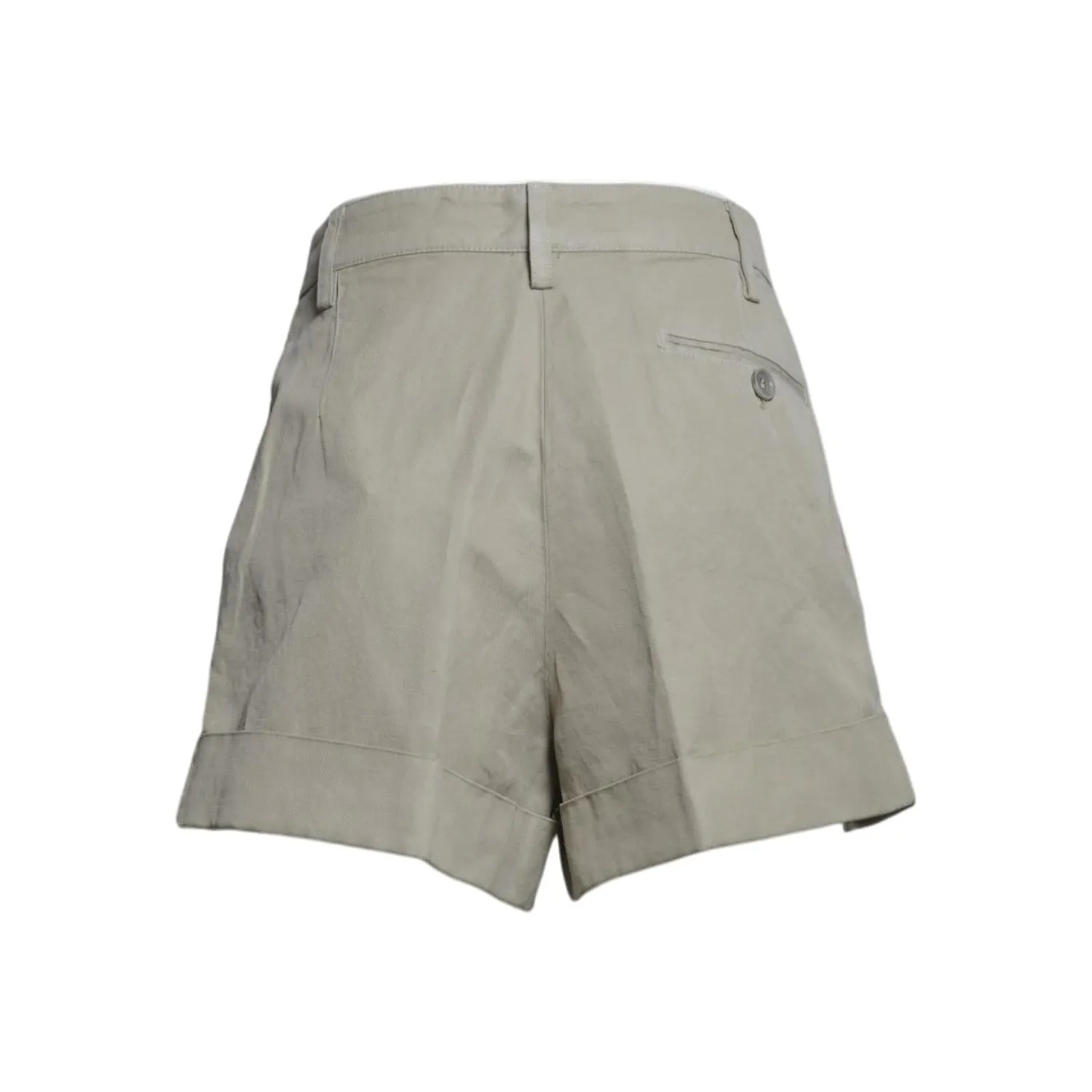 Aspesi 0222G208 bermuda beige cotone lino donna