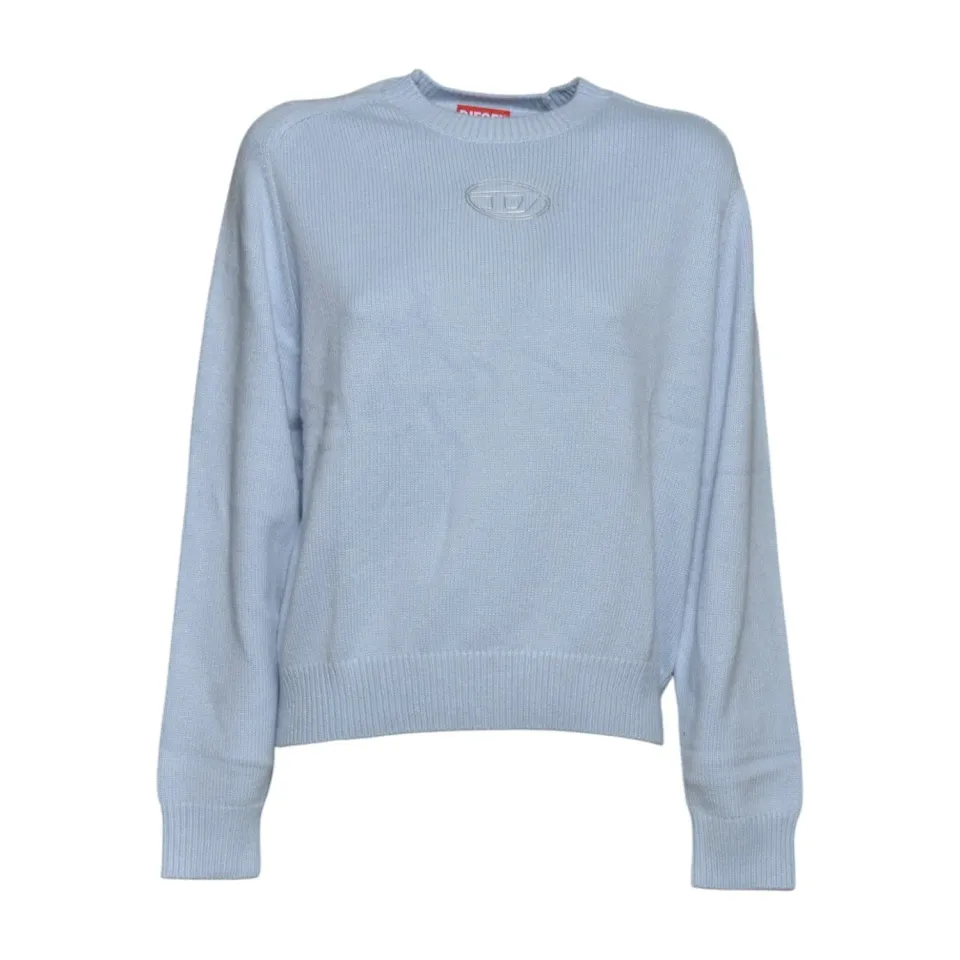 Diesel Junior J02931 KYAYX cardigan azzurro lana cashmere