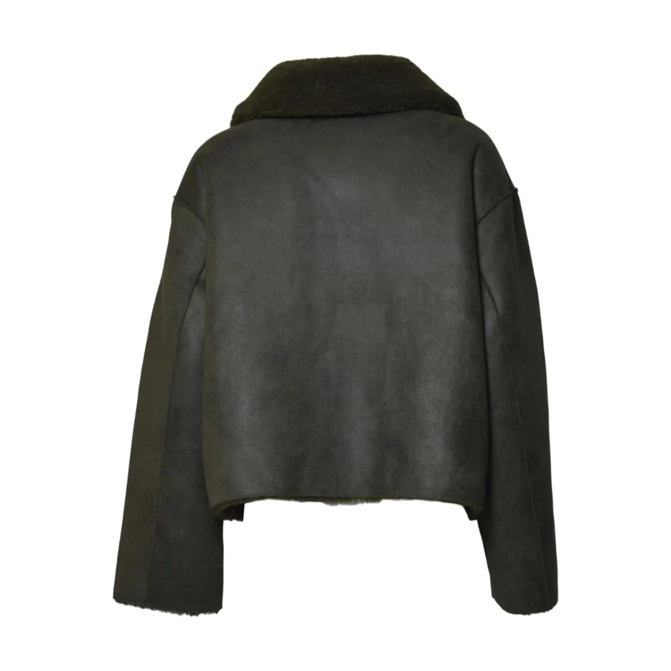 Jakke Vera J2200B Blazer Donna Khaki Ecopelle