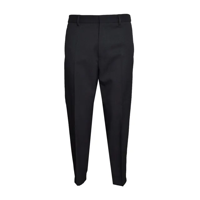 Jil Sander J21KA0011J70001 pantalone nero acrilico viscosa