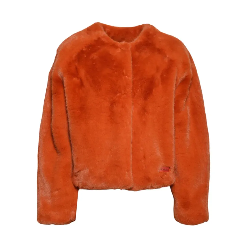 Max&Co Junior MX0371MX01S giubbotto pelliccia arancione 14A
