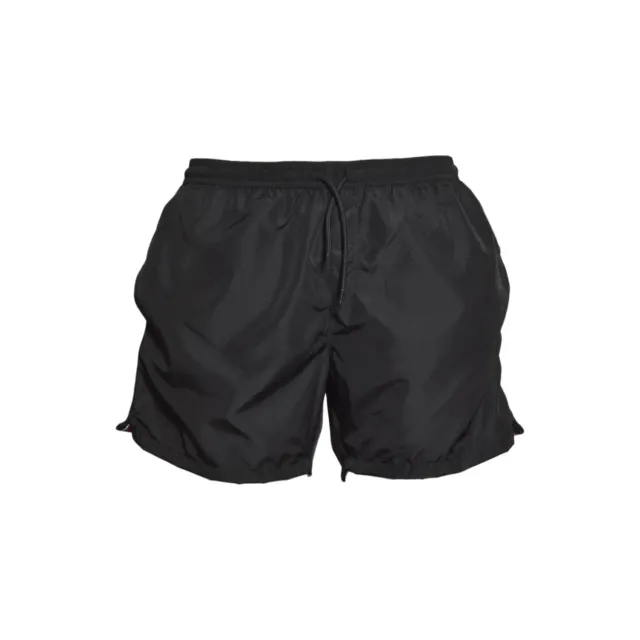 Gcds C1MEQS244T016 costume mare nero logo