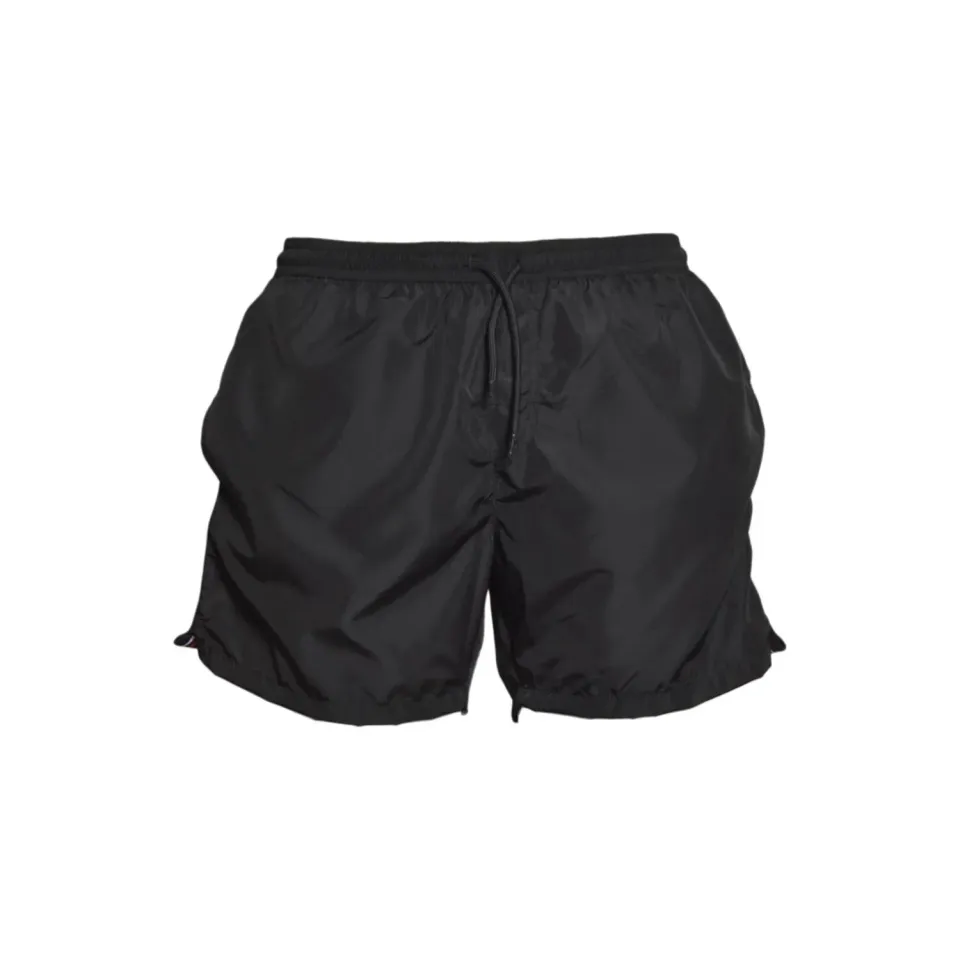 Gcds C1MEQS244T016 costume mare nero logo