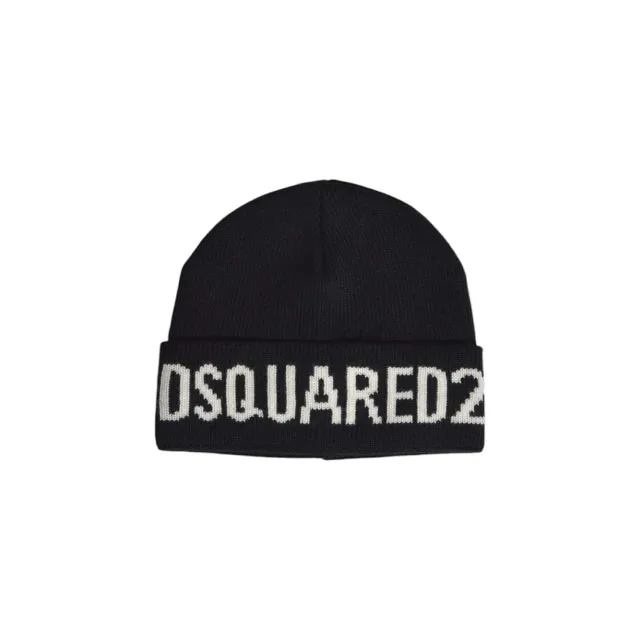 Dsquared2 KNM016101W04328 berretto lana nero taglia unica