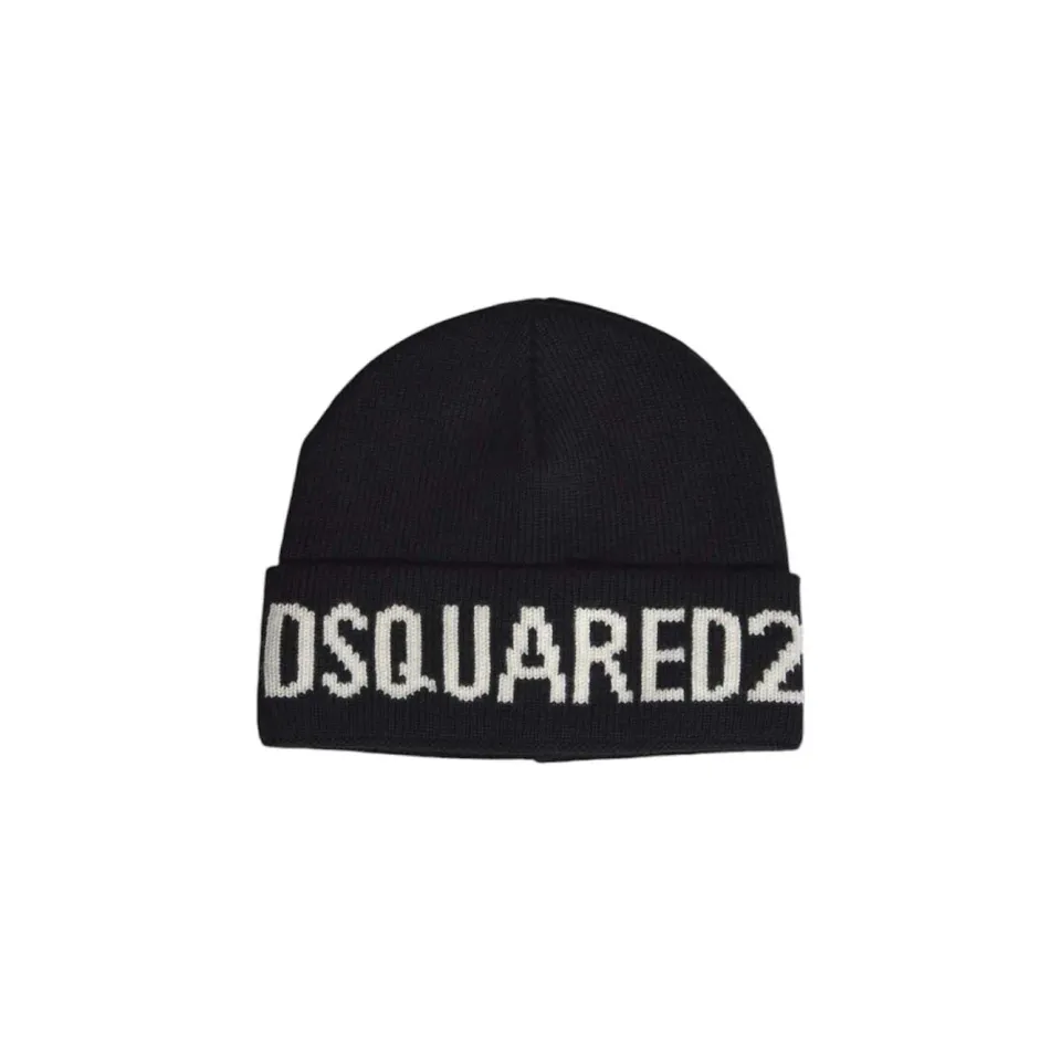 Dsquared2 KNM016101W04328 berretto lana nero taglia unica