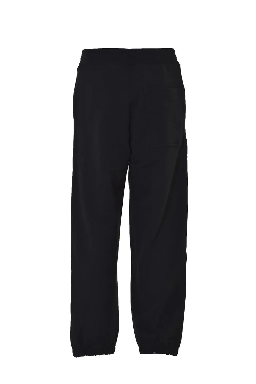 MSGM 2000MP500200000 pantalone tuta nero cotone