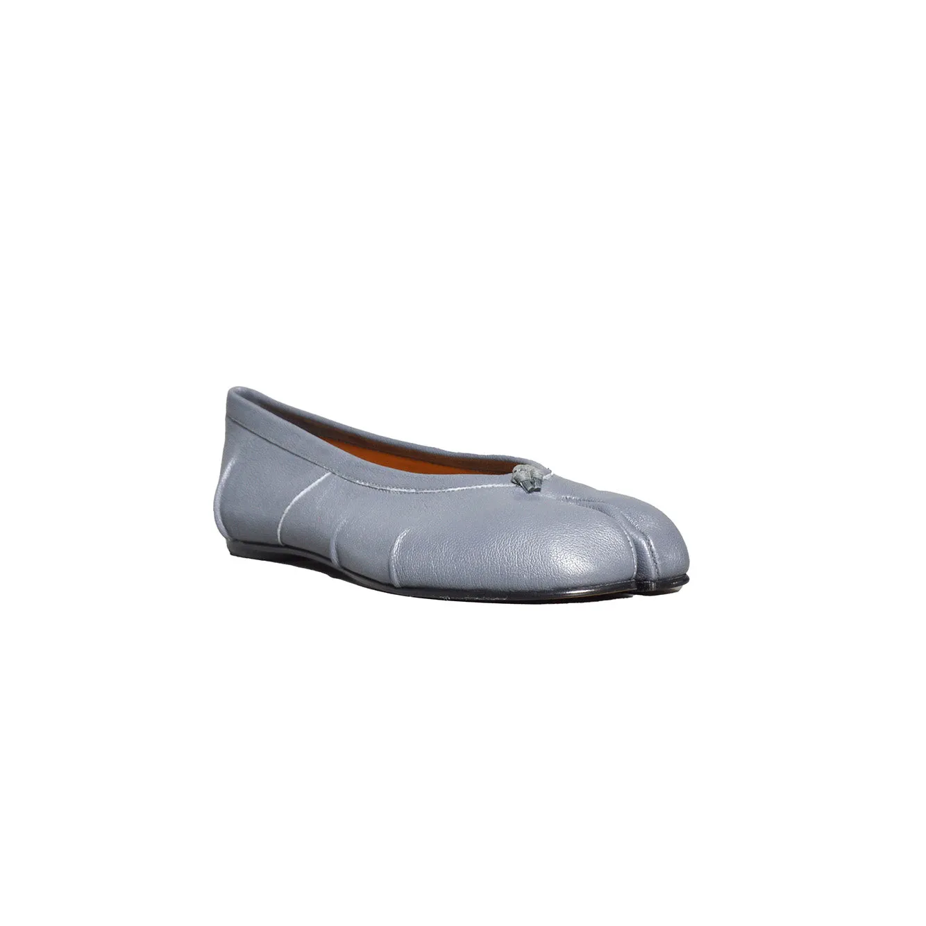 Maison Margiela S58WZ0127P3753 ballerine grigie pelle