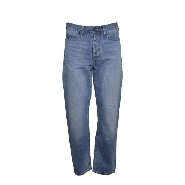 Carhartt WIP Marlow I023029 jeans uomo blu lavato
