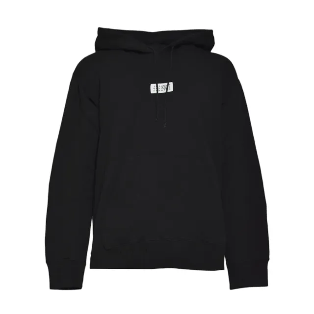 MM6 Maison Margiela SH0GU0033M25025 felpa nera cotone