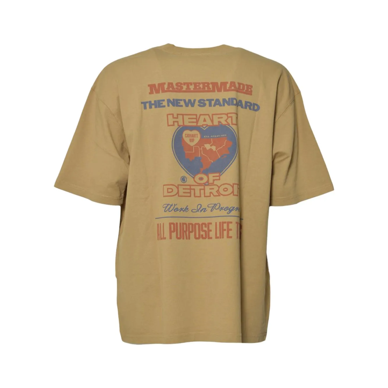 Carhartt WIP Arcan I035209 t-shirt marrone cotone bio