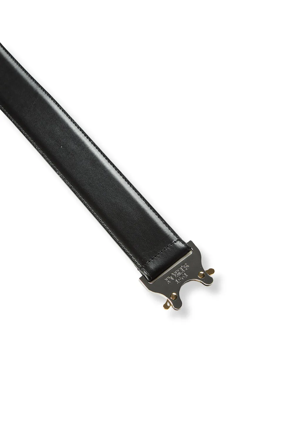 PORTS 1961 Elegant Edge cintura pelle nera