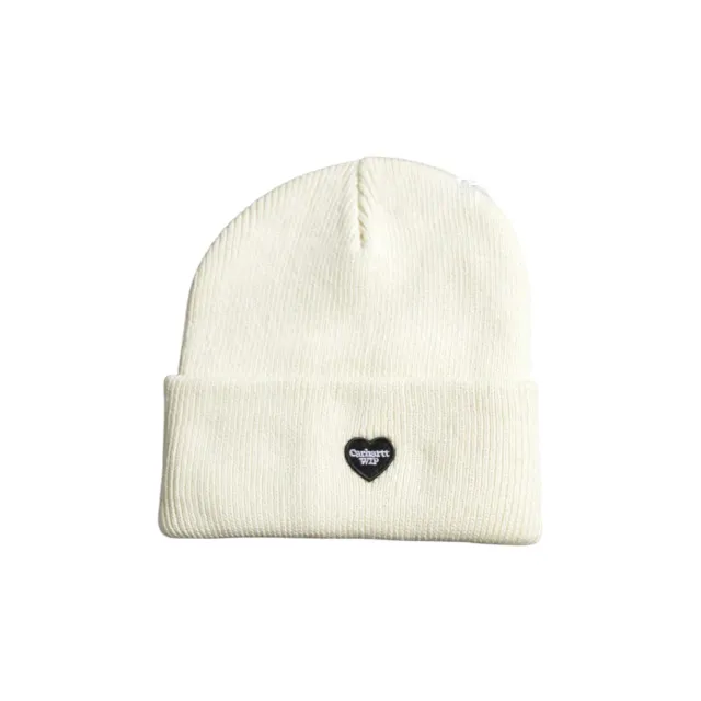 Carhartt Wip I037107 Small Heart berretto panna