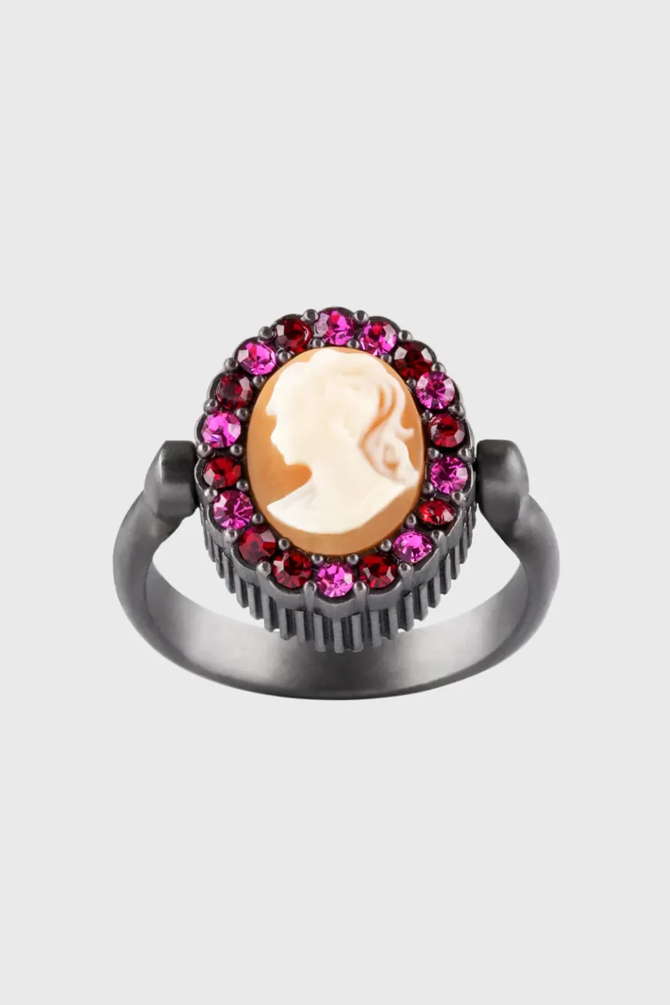 PORTS 1961 Victorian anello cristalli pesca S