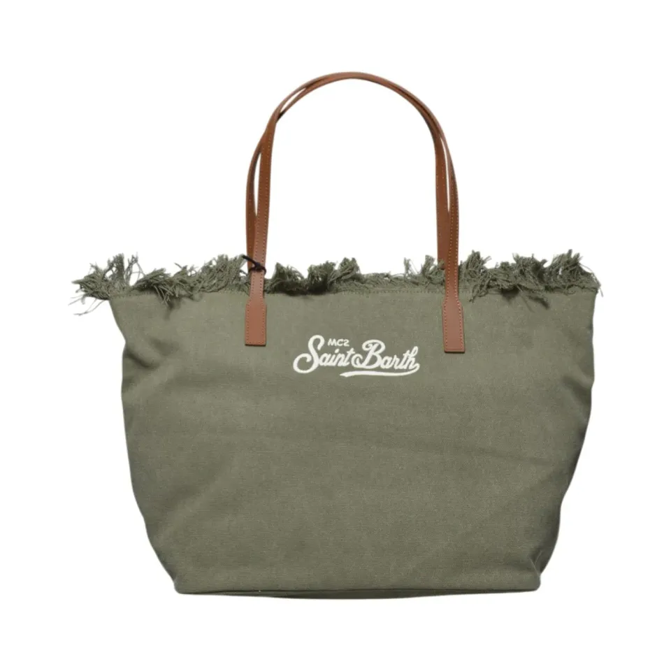 MC2 Saint Barth CBF0001 City Bag Fringe khaki