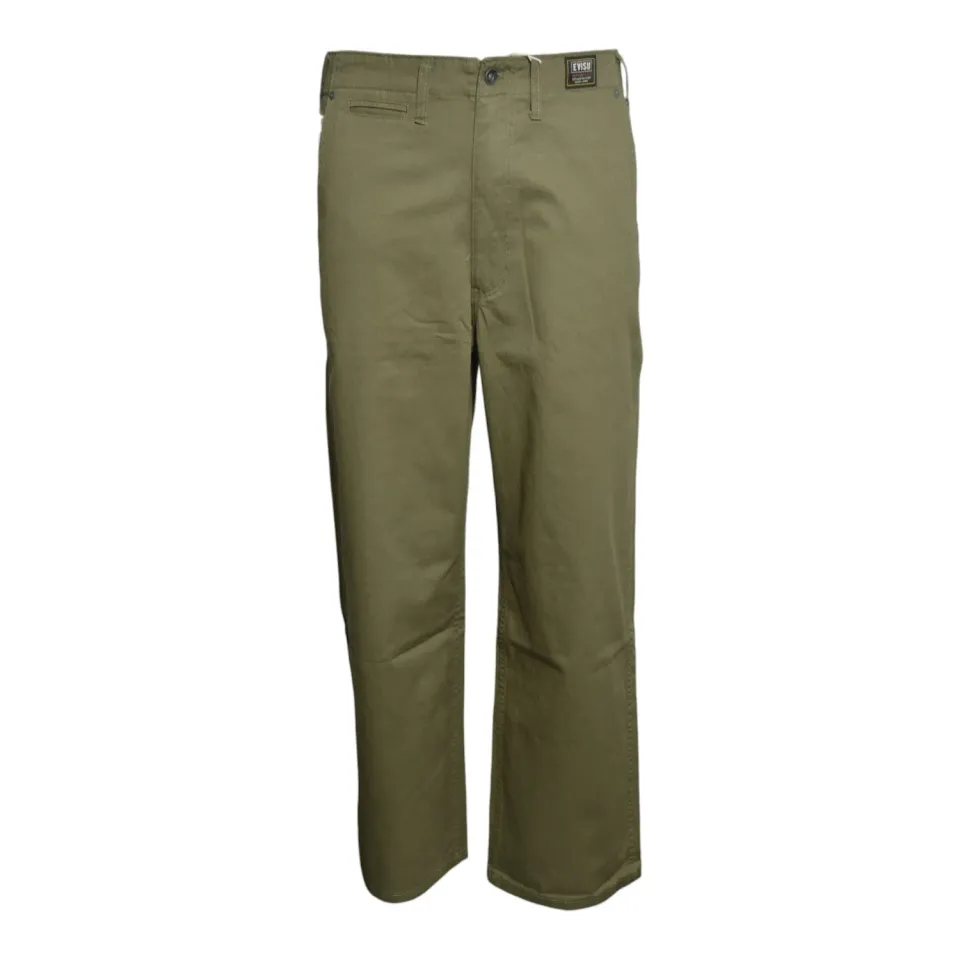 Evisu Daikoku 2ESHTM6PT1214 Pantalone Work Verde Militare