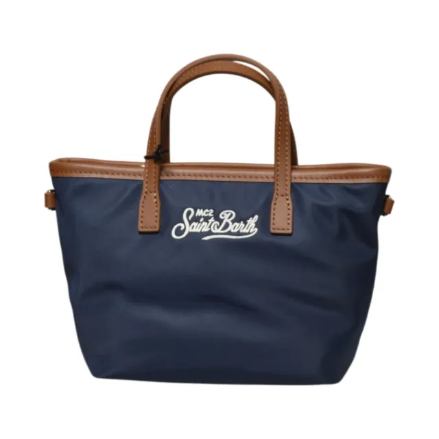 Saint Barth CB0005 city bag mini blu in nylon
