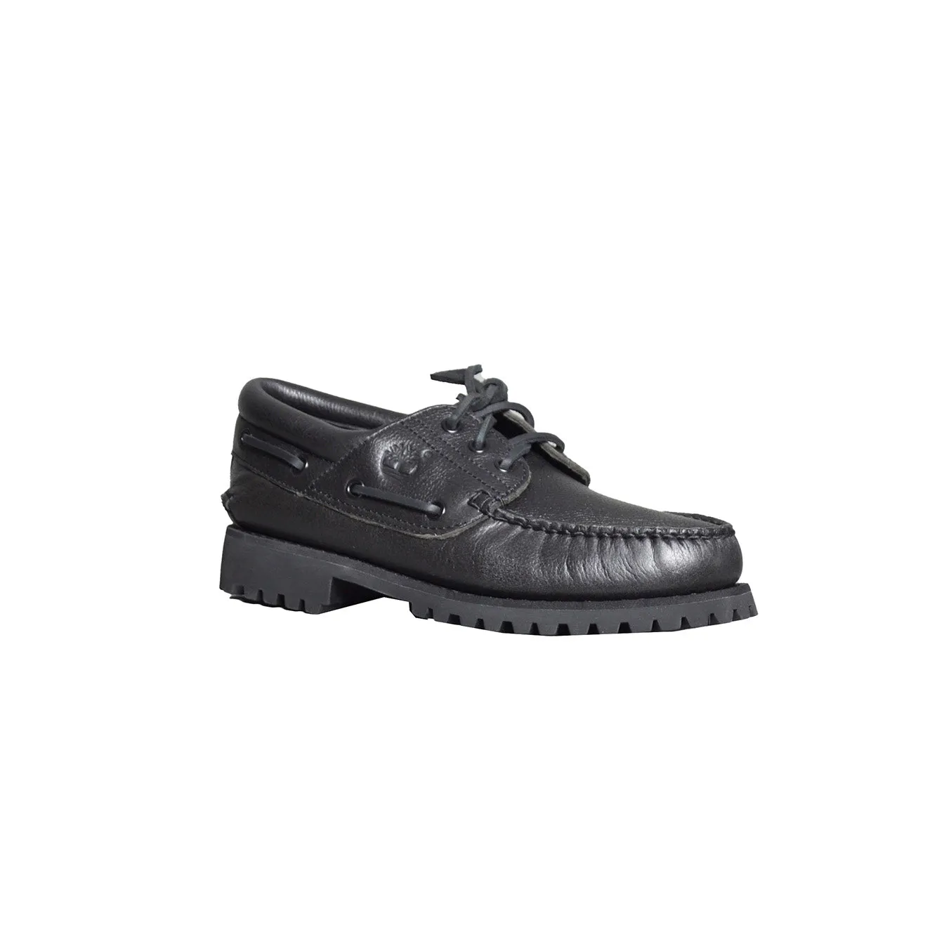 Timberland Authentic Boat Shoe stringate pelle nere uomo