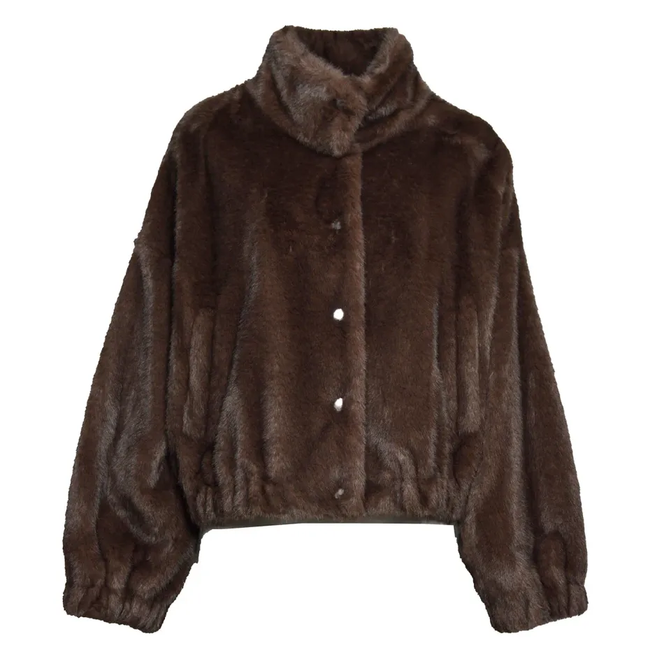 Max Mara Weekend Anemone 2625086021600 pelliccia testa di moro