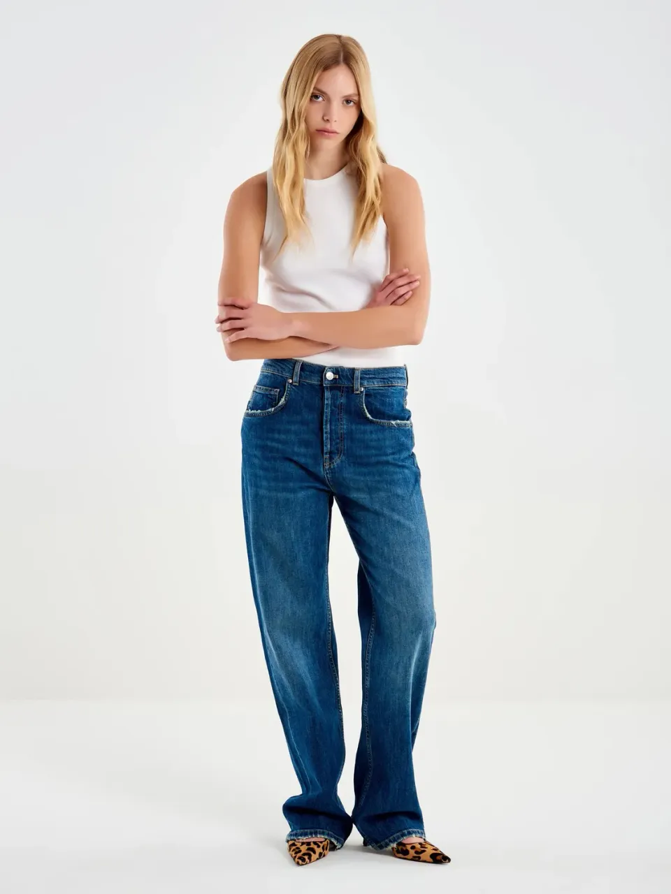 Vicolo Jeans Relaxed Fit Adriana Blu