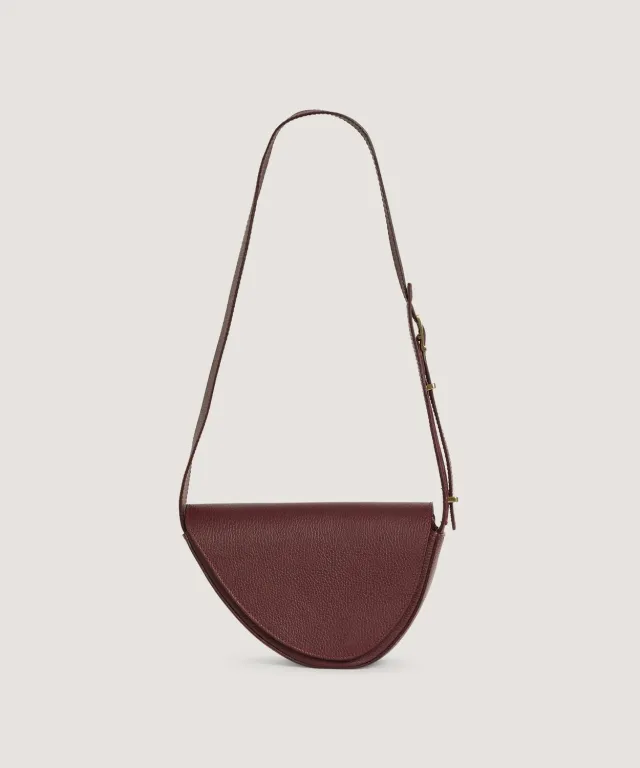 Rodier Borsa Valeria Pelle Tracolla Rosso Bordeaux