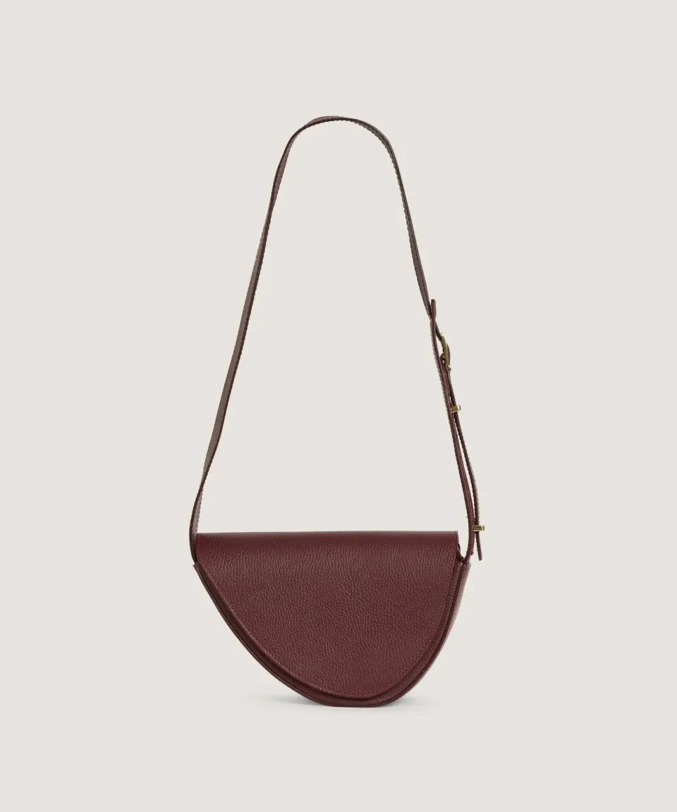 Rodier Borsa Valeria Pelle Tracolla Rosso Bordeaux
