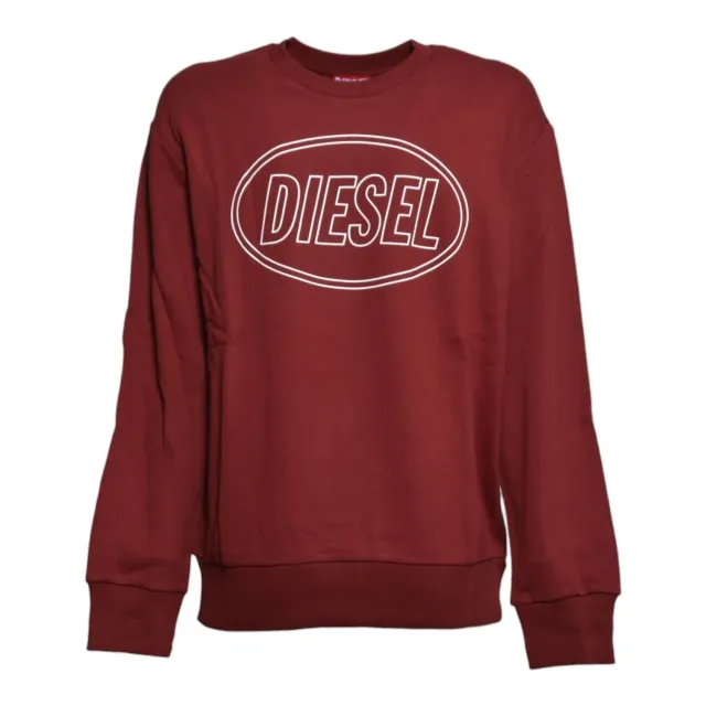 Diesel Junior J026110GEAD felpa ragazzo bordeaux 14A