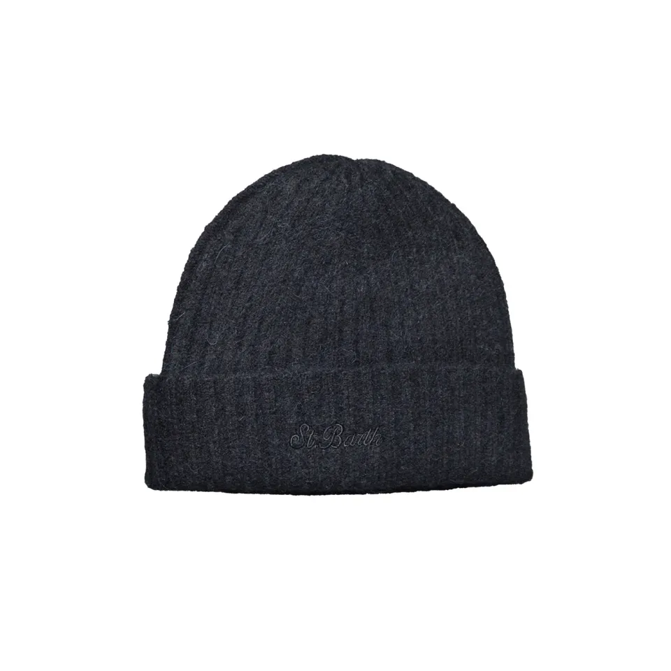 MC2 Saint Barth Wengen WENG026 berretto nero alpaca