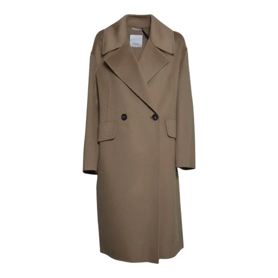 S Max Mara Bruno cappotto cammello lana cashmere