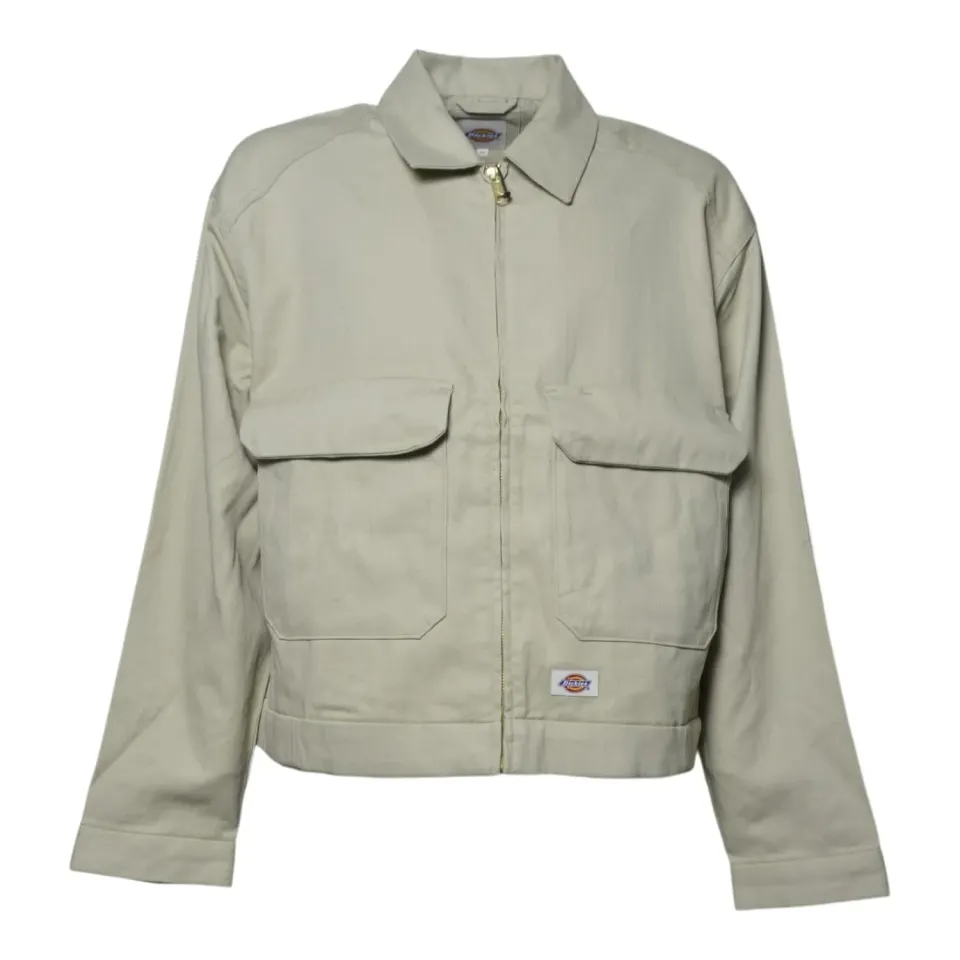 Dickies Hemp Twill Trucker giacca beige eucalyptus