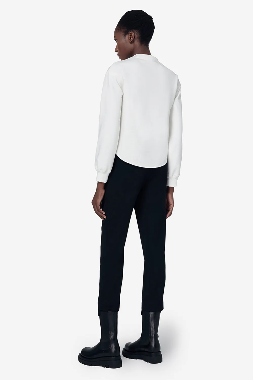 PORTS 1961 felpa White Snowfall bianco ottico
