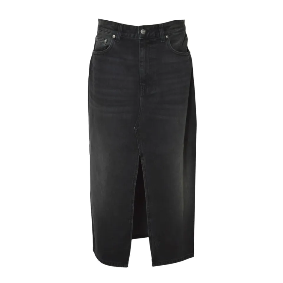 Carhartt WIP Brandon I036330 gonna nero denim cotone