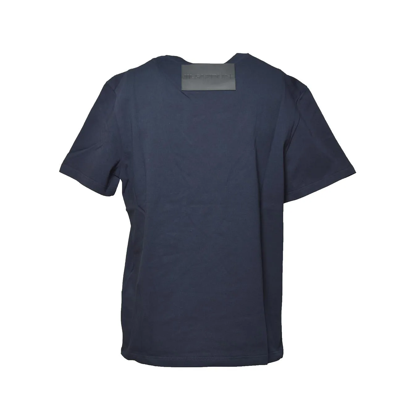 Jil Sander J47GC0153J20103 t-shirt blu cotone bio