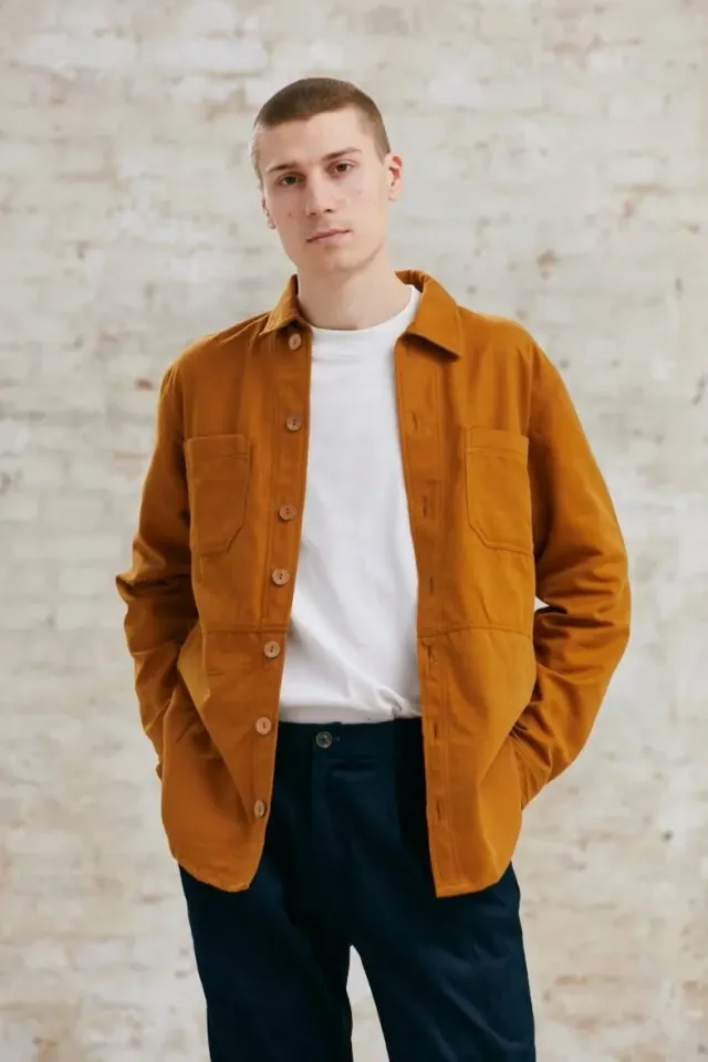 Jyoti Kalagi camicia giacca cotone curry