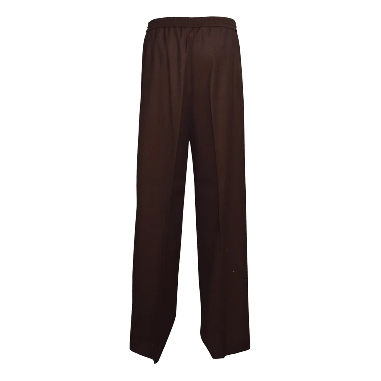 MaxMara Slalom Sfilata pantalone ruggine lana vergine