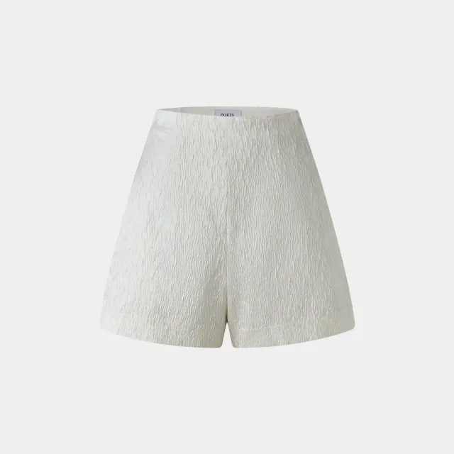 Ports LU8P010XWE012 shorts crema vita alta linea A